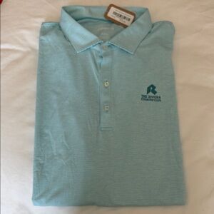 johnnie-O Light Blue Polo Shirt